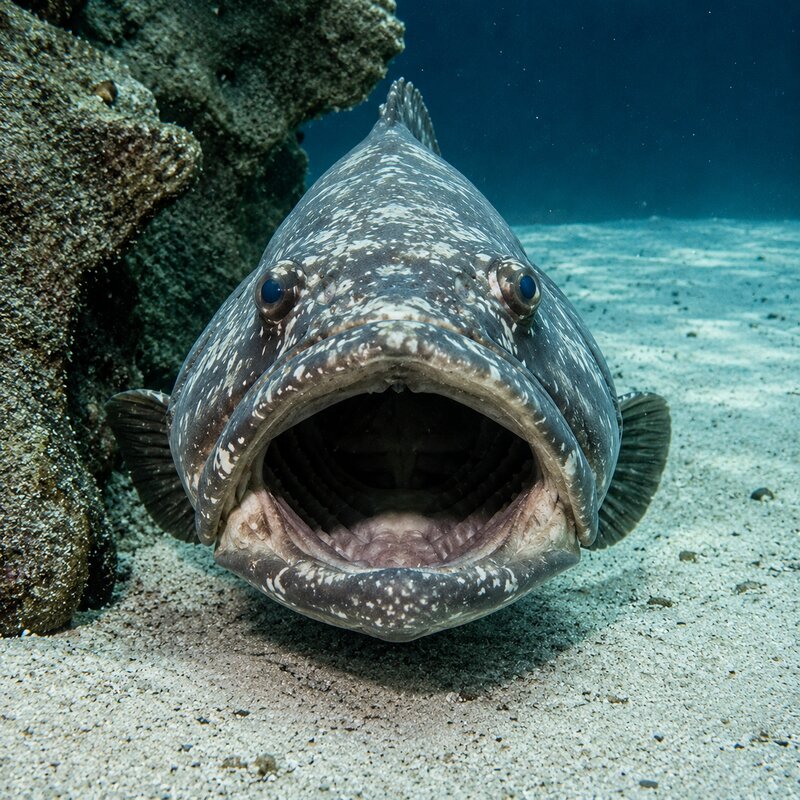 a goofy grouper fish